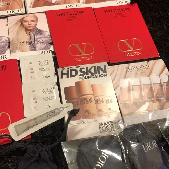 Large Dior Heavy Skincare & Makeup Sample Bundle - Picture 3 of 5